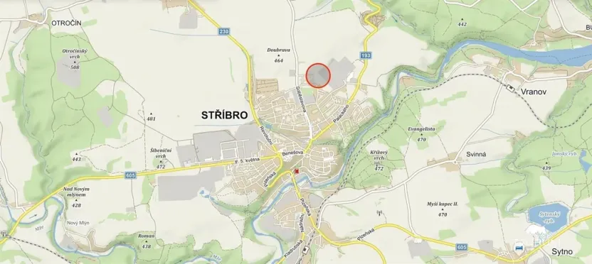 Prodej pozemku pro bydlení, Stříbro, 7355 m2