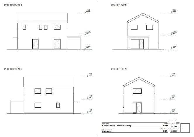 Prodej rodinného domu, Kosmonosy, 105 m2