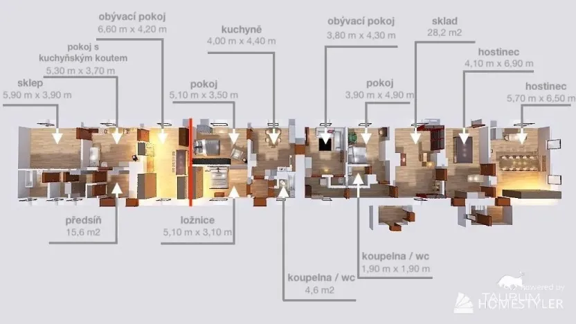 Prodej rodinného domu, Chocenice, 280 m2