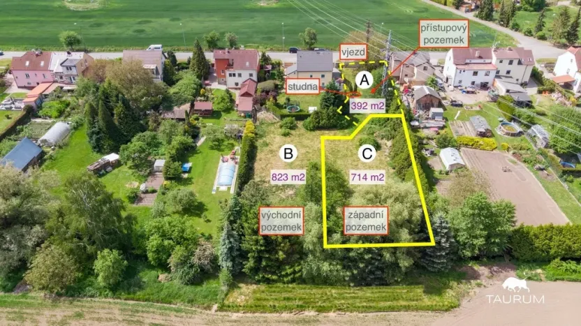 Prodej pozemku pro bydlení, Plzeň, 910 m2