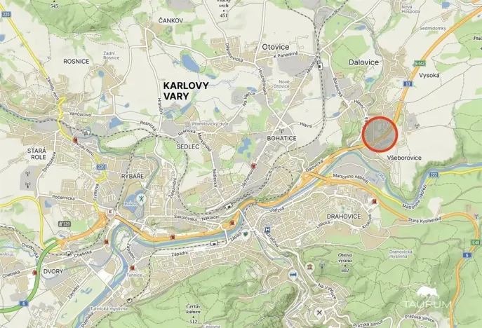 Prodej komerčního pozemku, Dalovice, 11759 m2