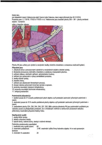 Prodej komerčního pozemku, Dalovice, 11759 m2