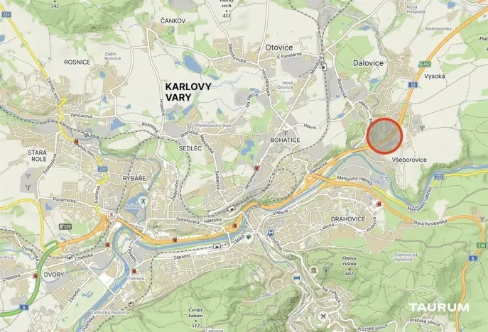 Prodej komerčního pozemku, Dalovice, 11759 m2