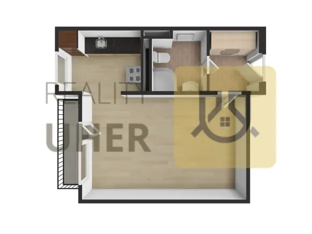 Prodej bytu 1+kk, Bělá pod Bezdězem, Tyršova, 37 m2