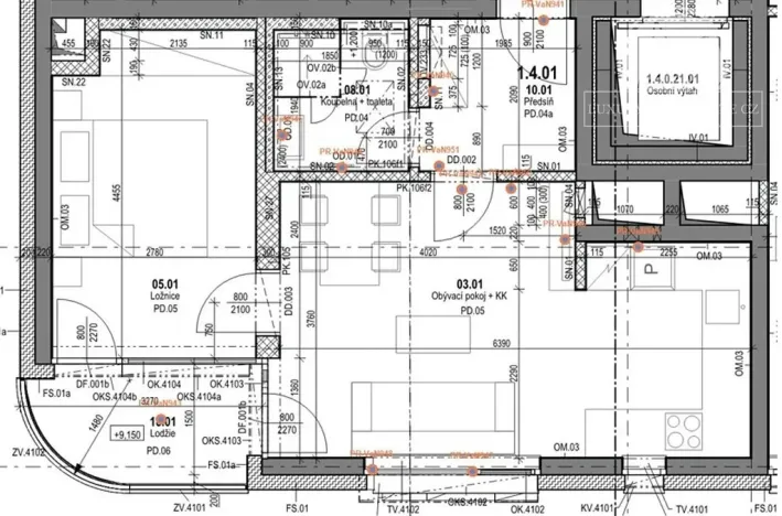 Prodej bytu 2+kk, Praha - Radlice, Radlická, 45 m2