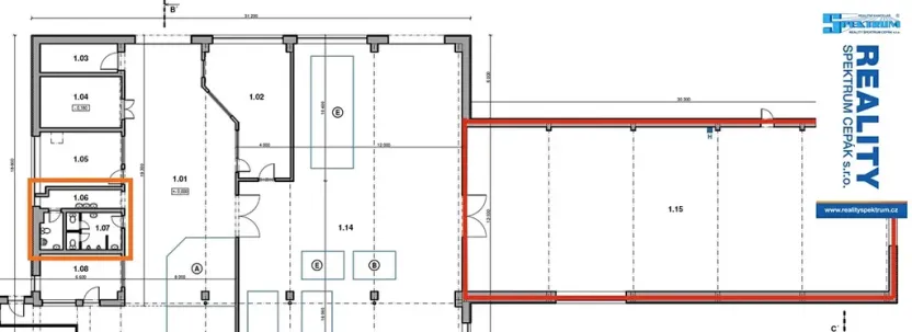 Pronájem skladu, Lišov, Hůrecká, 350 m2