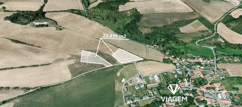 Prodej podílu pole, Chýnice, 3739 m2