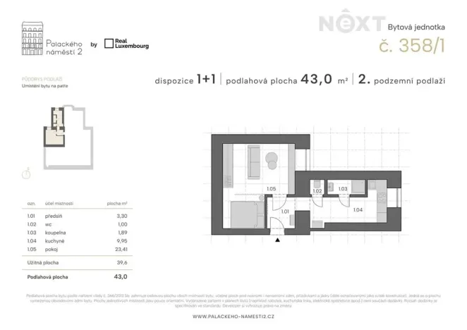 Prodej bytu 2+1, Praha - Nové Město, Palackého náměstí, 86 m2