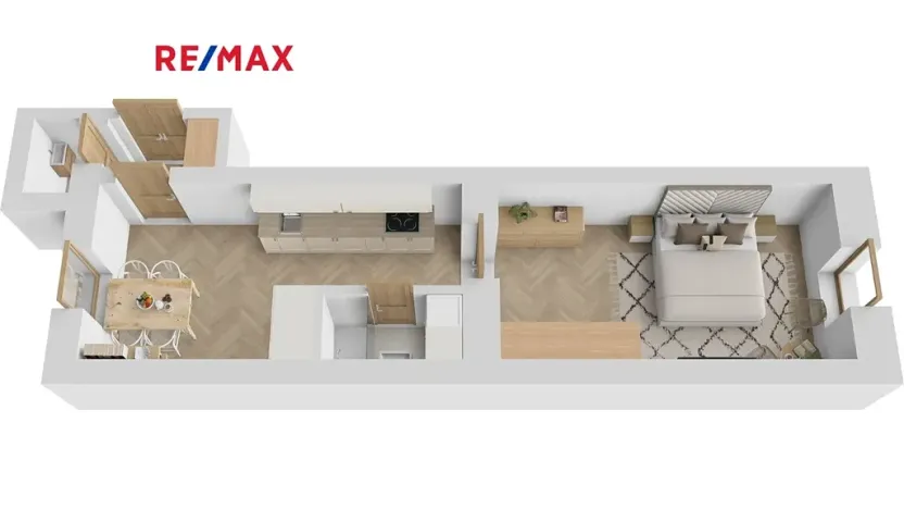 Prodej bytu 2+kk, Praha - Smíchov, Kováků, 37 m2