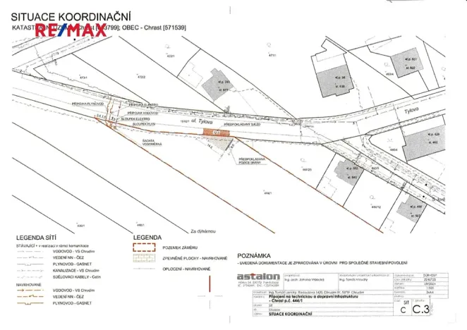 Prodej pozemku pro bydlení, Chrast, Tylova, 8513 m2