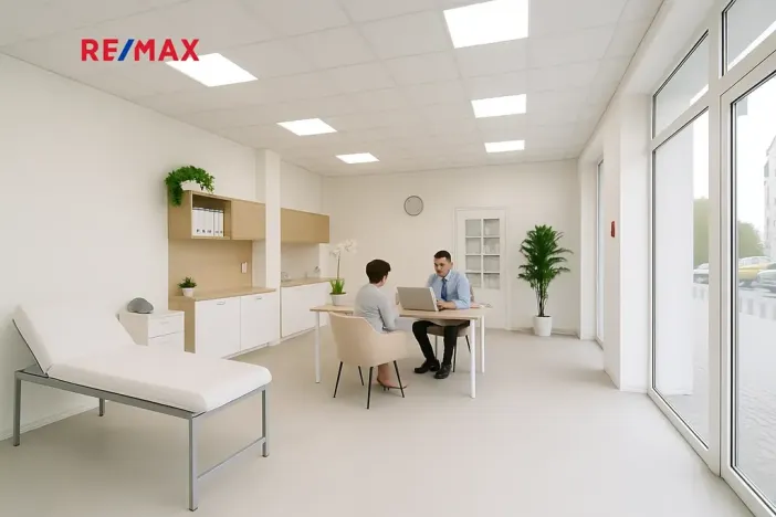 Pronájem ordinace, Milovice, Spojovací, 64 m2