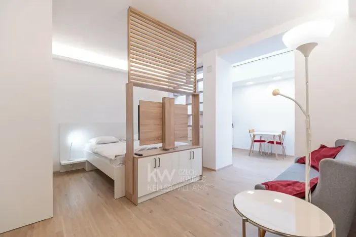 Pronájem bytu 1+kk, Praha - Nusle, Na Jezerce, 29 m2