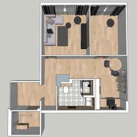 Prodej bytu 2+1, Praha - Malešice, Limuzská, 47 m2