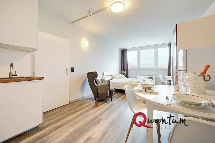 Pronájem bytu 1+kk, Praha - Střížkov, Děčínská, 32 m2