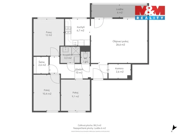 Prodej bytu 4+1, Hořovice, U Remízku, 93 m2