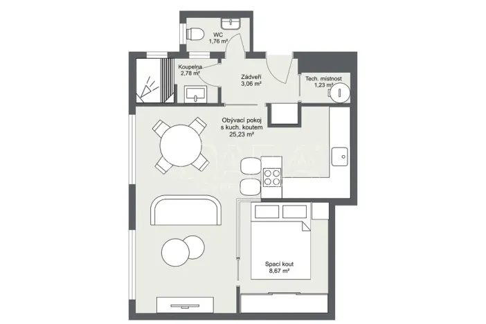 Prodej bytu 2+kk, Praha - Libeň, Pivovarnická, 48 m2