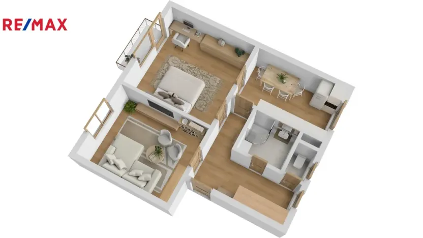 Prodej bytu 2+1, Dobruška, Čsl. armády, 54 m2