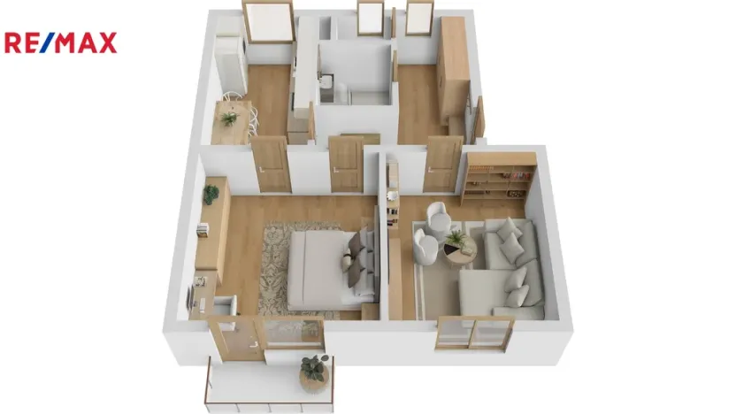 Prodej bytu 2+1, Dobruška, Čsl. armády, 54 m2
