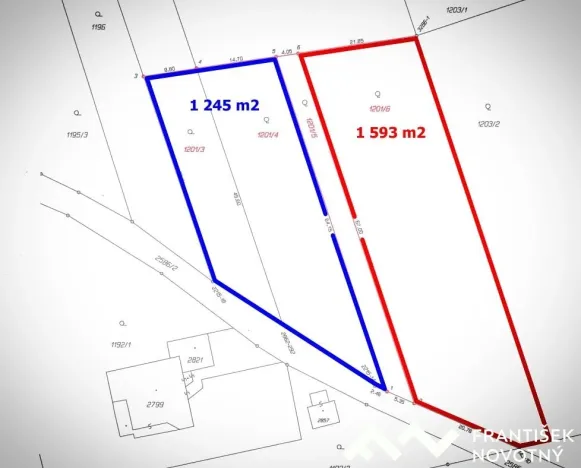 Prodej pozemku pro bydlení, Lipník nad Bečvou, 1593 m2