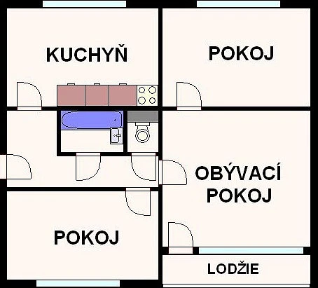 Prodej bytu 3+1, Liberec - Liberec XII-Staré Pavlovice, Šimáčkova, 74 m2