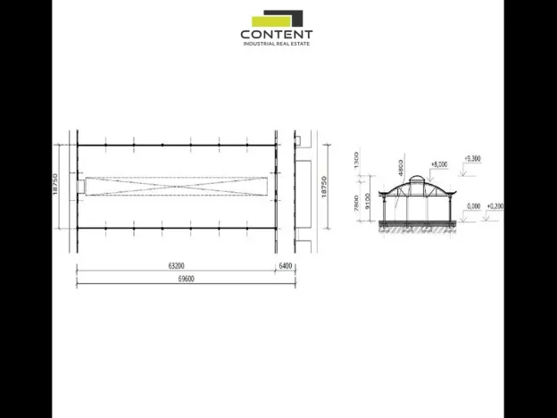 Pronájem skladu, Rousínov, Tománkova, 1170 m2