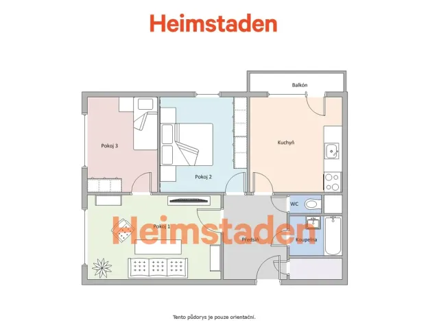 Pronájem bytu 3+1, Český Těšín, Hornická, 67 m2