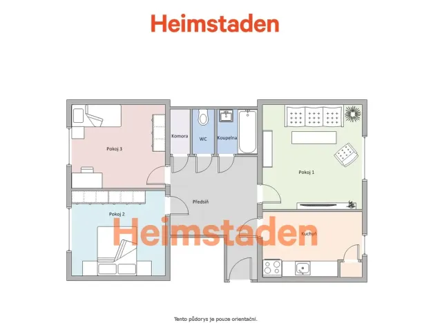 Pronájem bytu 3+1, Havířov - Město, Vardasova, 77 m2