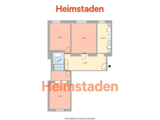 Pronájem bytu 3+1, Havířov - Město, Koperníkova, 80 m2
