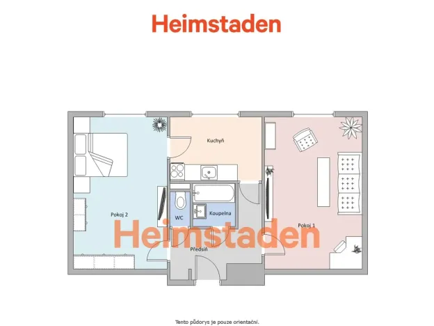 Pronájem bytu 2+1, Havířov - Město, Matuškova, 51 m2