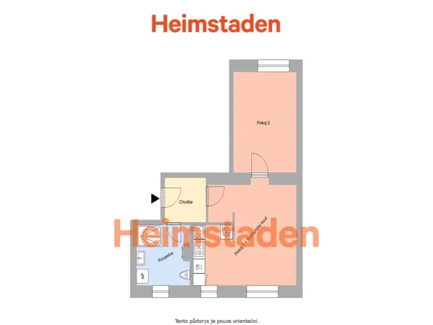 Pronájem bytu 2+kk, Havířov - Prostřední Suchá, Kapitána Jasioka, 43 m2