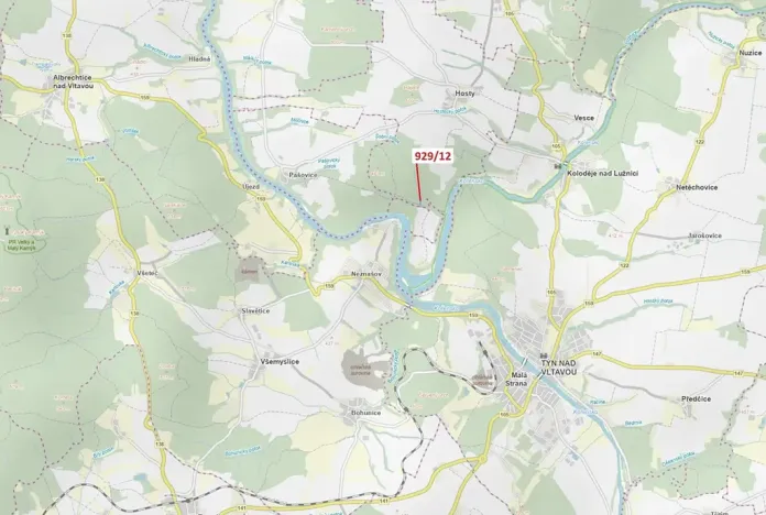 Dražba lesa, Hosty, 1517 m2