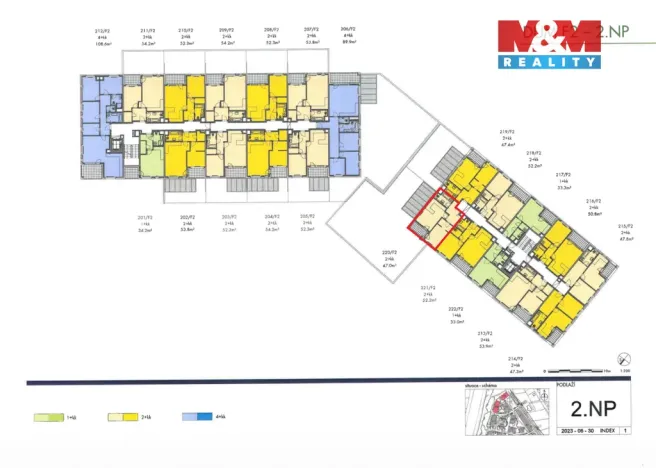 Prodej bytu 2+kk, Praha - Ruzyně, 47 m2
