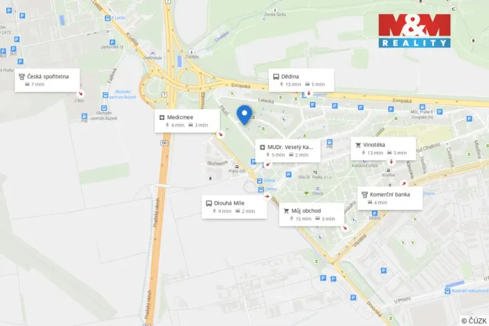 Prodej bytu 2+kk, Praha - Ruzyně, 47 m2