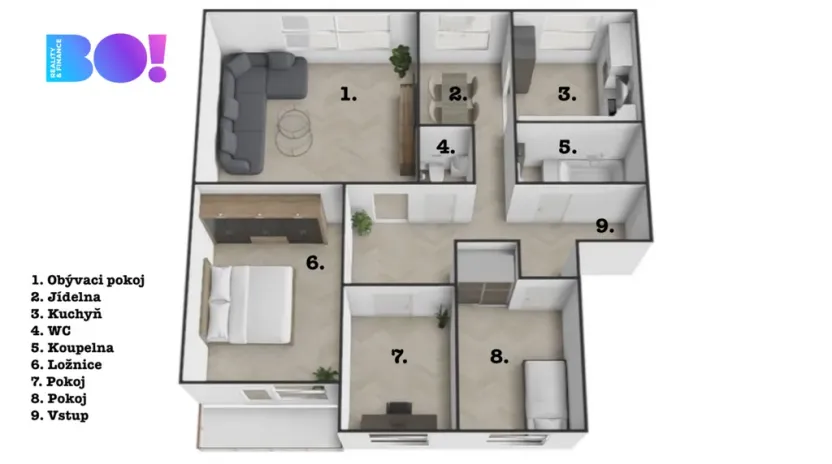 Prodej bytu 4+1, Český Těšín, Okružní, 85 m2