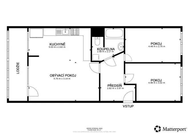 Prodej bytu 3+kk, Most, Jana Kříže, 76 m2