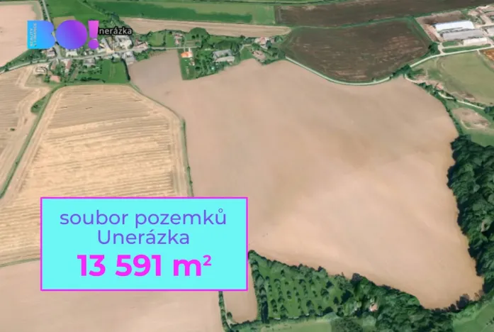 Prodej pole, Bezděčí u Trnávky - Unerázka, 13591 m2