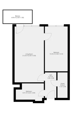 Pronájem bytu 2+kk, Praha - Dolní Měcholupy, Kardausova, 48 m2