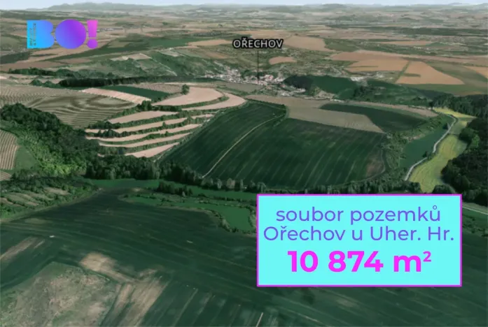Prodej pole, Ořechov, 10874 m2