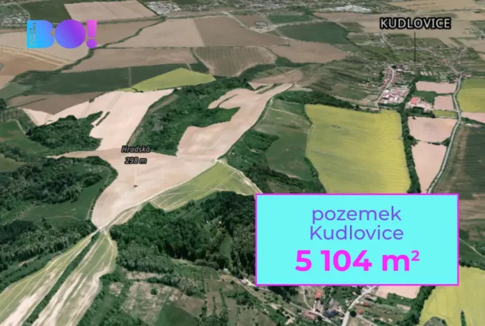 Prodej pole, Kudlovice, 5104 m2