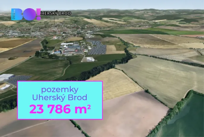 Prodej pole, Uherský Brod, 23786 m2
