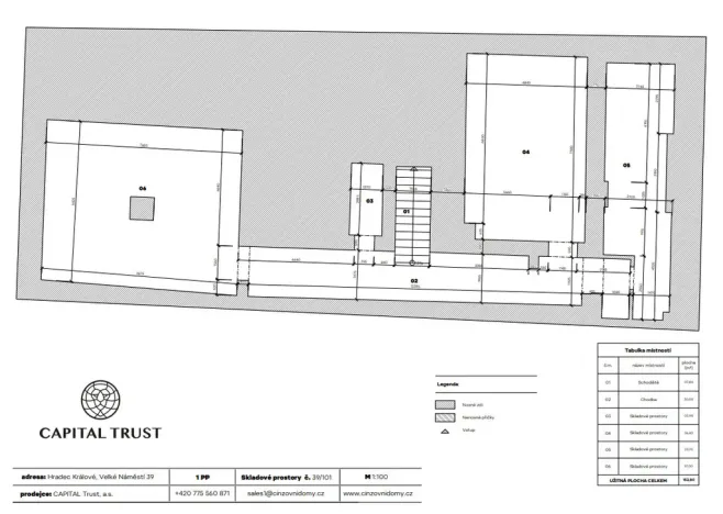 Pronájem komerční nemovitosti, Hradec Králové, Velké náměstí, 290 m2