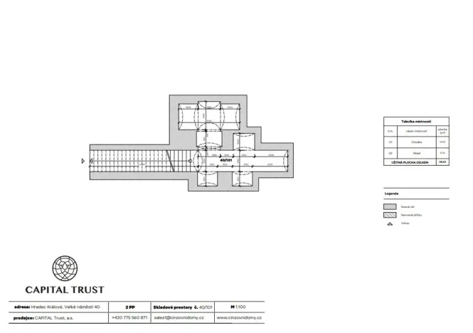 Pronájem komerční nemovitosti, Hradec Králové, Velké náměstí, 290 m2