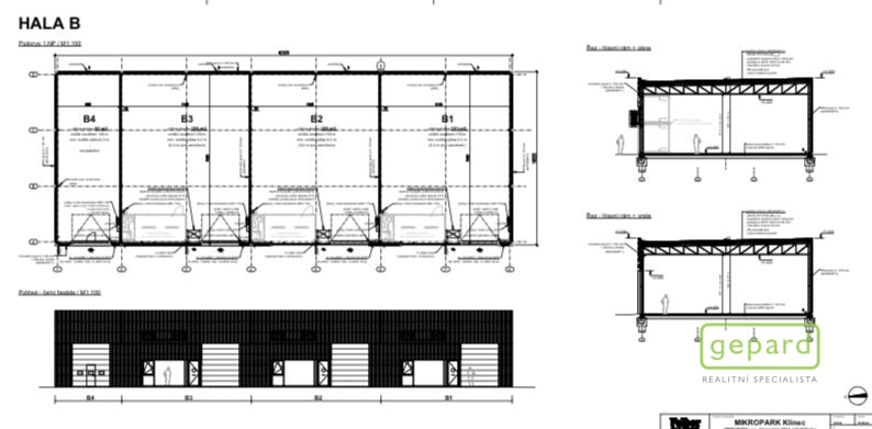 Pronájem výrobních prostor, Klínec, 94 m2