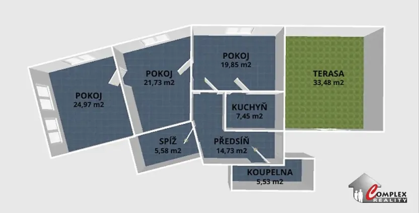 Pronájem bytu 3+1, Jablonec nad Nisou, 28. října, 98 m2