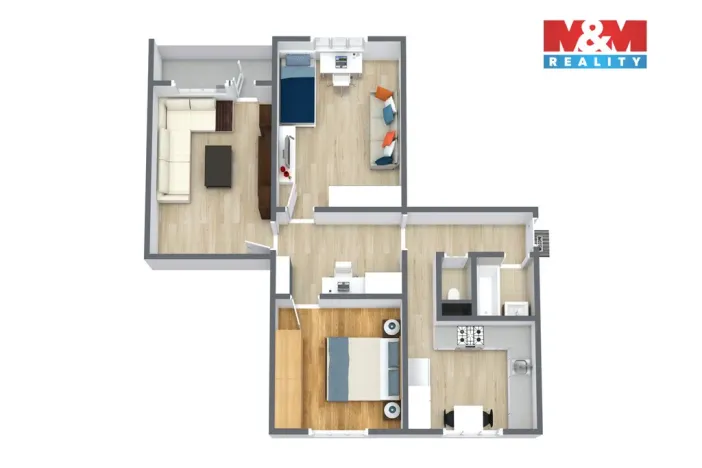 Prodej bytu 3+1, Loket, Mírová, 72 m2