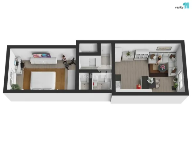 Pronájem bytu 2+kk, Praha - Smíchov, Radlická, 52 m2