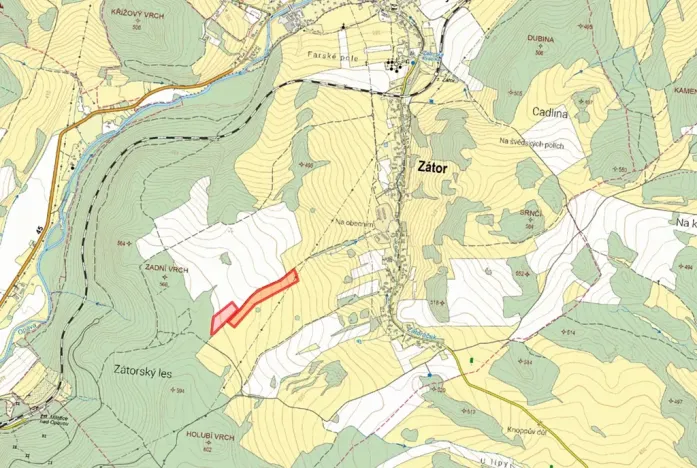 Prodej pole, Zátor, 20793 m2