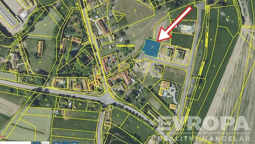 Prodej pozemku pro bydlení, Dolní Kralovice - Vraždovy Lhotice, 1071 m2