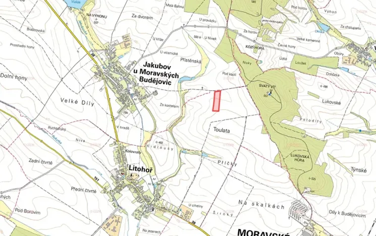 Prodej pole, Litohoř, 6776 m2