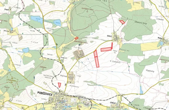 Prodej podílu pole, Poběžovice, 64029 m2